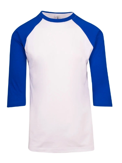 Picture of RAMO, Mens 3/4 Sleeve Raglan Tee